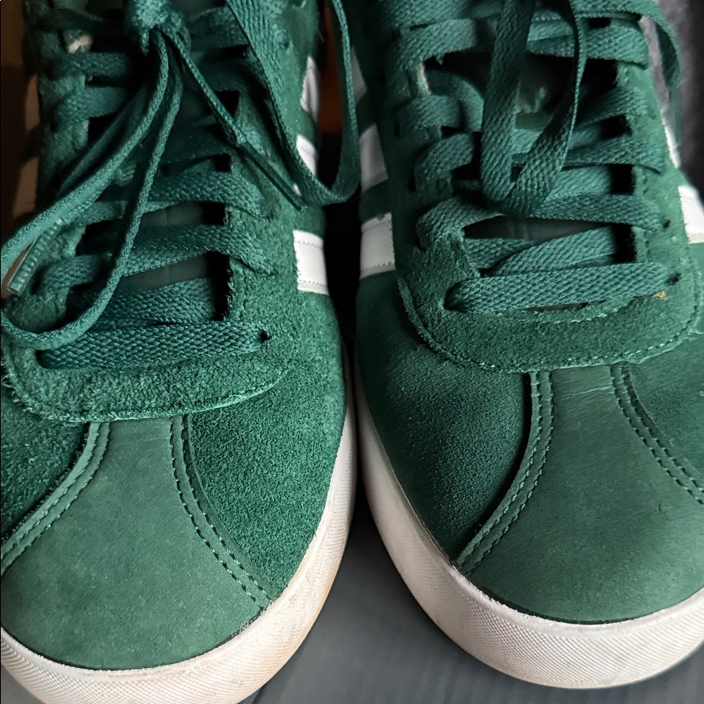 adidas Green and White Athletic Shoes